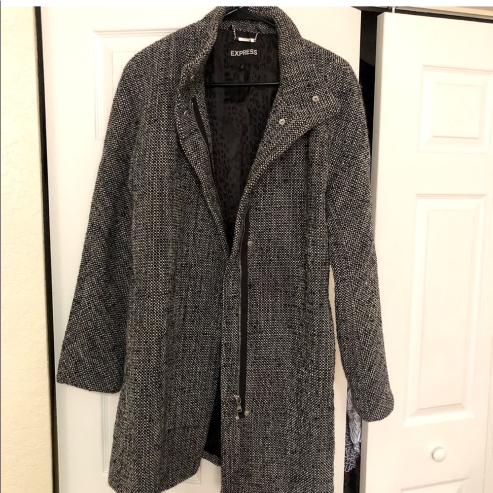 Express Tweed Midi coat
